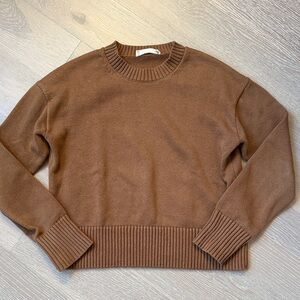 Everlane The Boxy Sweater in Everyday Cotton